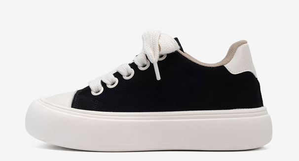 Universal 7CM Invisible Height-Increasing Sneakers Summer Classic Black And White Men's Trendy Thick-Soled_vogvips.com