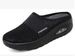 2025 Summer Heel Free One Step Women's Sneakers Lazy Large Thick Soled Shoes Mesh Breathable Half Slippers For Women_vogvips.com