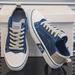 Summer Canvas Shoes Breathable Versatile Skateboard Shoes Men's Soft Sole Casual Sports Trendy Fashion Canvas Shoes Men_vogvips.com