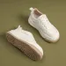Thick Soled Round Toe Low Cut Couple Loafe With Mesh For Comfortable Breathability And Veatile Fashion Casual_vogvips.com