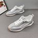 Men's 2026 New Trendy Summer Versatile White Sneakers For Stylish Young Men, Breathable Soft-soled Sports Casual Shoes_vogvips.com