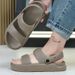 Men's Sandals 4cm Thick Sole Non-Slip Beach Shoes Outdoor Dual-Use Breathable Open Toe Slippers_vogvips.com