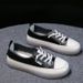 Little White Shoes Women's Beef Tendon Sole Soft Leather Casual Single Shoes One Pedal Women's Shoes Flat Bottom_vogvips.com