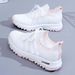 2024 Summer New Women's White Sneakers Lightweight Breathable Casual Versatile Sports Mesh Dad Shoes_vogvips.com