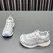 Lan Cabinet Mesh Agan For Women 2025 Summer New Round Toe Thick Sole Thin Breathable Soft Leather Casual Sports Shoes_vogvips.com