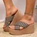 Summer Korean-style Height-increasing Thick-soled Fashion Sandals For Outdoor Wear, Platform Slip-on Large Size 2025 New_vogvips.com