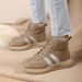 Winter New Snow Boots For Women, Fleece-Lined Thickened, Outdoor Warm Boots, High-Top, Snow-Proof And Slip-Resistant,_vogvips.com