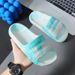 Slippers With A Poop Like Feel Men, Summer New Style, Non Slip Bathroom Home Use, Bath Couples, Thick Bottom Home, Men's_vogvips.com