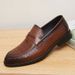 2025 Autumn New Professional Men's Business Leather Lace-up Low Heel Embossed Work Shoes For Men_vogvips.com
