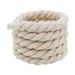 Shoe Accessories hand woven rope thickened 1cm round solid color three strand cotton rope rope shoelaces luggage clothing decoration_vogvips.com