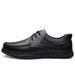 Men's Outdoor Luxury Casual Shoes, Flat-Soled Slip-On For Middle-Aged Men, Spring And Summer Low-Top Business Leather_vogvips.com