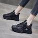 High Quality Women's 2025 Spring And Autumn New Ins Super Hot Dad Shoes Thick Sole Height Increasing Soft Leather_vogvips.com