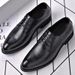 Men's Leather Breathable Business Shoes Hollow Out Comfortable Formal Footwear_vogvips.com