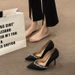 French-style Rhinestone-embellished High-heeled Shoes Women 2025, Versatile Black Elegant Pointed-toe Stiletto Shallow_vogvips.com