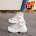 High-Top Dad Shoes For Women, Winter, Extra Fleece And Thickened For Warmth, Casual Thick-Soled Height-Increasing Sneake_vogvips.com
