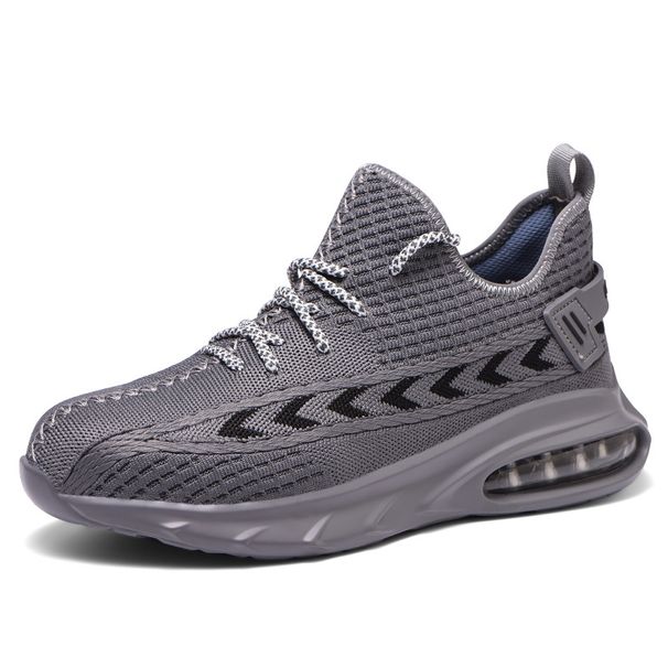 Men’s Shoes Lightweight And Comfortable Steel Toe Caps, Anti Puncture, Wear Resistant, Breathable And Deodorant Construction Site Work Shoes_vogvips.com