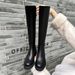 Grape Mom Over-the-Knee 2023 Autumn Winter Fleece-Lined Thick-Soled High Slim Chunky Heel Riding Boots For Women_vogvips.com