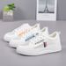 Wo's White 2026 Summer New Model, Breathable Mesh Versatile Thin Casual Flat Spring And Autumn Sports Sneakers For_vogvips.com