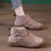 2025 Winter New Flat Snow Boots For Women, Non-Slip Fashionable Casual Short Boots, Waterproof, Fleece-Lined, Thickened,_vogvips.com