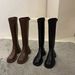 Thick-Soled Round-Toe Chunky Heel Long Riding For Women 2024 New Autumn Winter Fleece-Lined Korean Style Over-the-Knee_vogvips.com