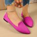 2026 Autumn New Large Size Slip-On Pointed Toe Flat Casual Versatile Leopard Print Lightweight Women's Shoes Wholesale_vogvips.com