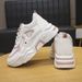 Dad' 2025 New Pring Autumn Caual Port Women' Hoe, Low Top, Thick Ole, Height Increae, Lim And Thin White_vogvips.com