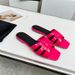 In Stock 2025 Large Size Women's Shoes, Flat-Heeled Summer New Woven Sandals, Flat Slip-On Sandals For Women_vogvips.com