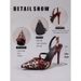 Women's Leopard Print Patchwork Stiletto Heels, Sexy Pointed Toe, Back Strap, Fashionable Ultra-high Heel Sandals For_vogvips.com