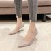 Champagne Gold And Silver High Heels For Women Spring Elegant Lady Thin Heel Design Sense Niche Wedding Shoes_vogvips.com