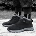 New Winter Boots For Men Waterproof PU Leather Warm Snow Ankle Boots Outdoor Warm Plush Non-slip Work High-top Casual Shoes_vogvips.com
