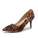 Spring Pointed Toe Stiletto High Heel Suede Single European And American Foreign Trade Large Size Slim Women S_vogvips.com