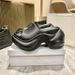 26ss Summer Cross New Flower High Heel Platform Thick Sole One-Strap Sandals For Women Beach Outdoor Non-Slip Slippers_vogvips.com