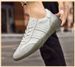 Four Transparent Shoes Soft Sole Casual Shoes Breathable Board Shoes Men's Sports Shoes Flat Baseplate Shoes_vogvips.com