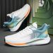 Summer 2025 New Versatile Sports And Leisure Men's Lightweight Running Breathable Fly Woven Mesh Shoes_vogvips.com