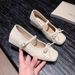 French Style Internal Height Increase 5CM Mary Jane For Women 2025 New Spring Summer Versatile Retro Non-Slip Bowknot_vogvips.com