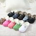 CRACOMIN Fur Lined Clogs Women Men Waterproof Graden Shoes Winter Fuzzy Slippers Plush Bedroom Shoes Outdoor Fashion Fur Clogs_vogvips.com