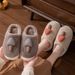 Autumn Winter New Women, Non-Slip Soft Sole, Comfortable Men, Plush Cotton Slippers For Indoor Warmth, Cute_vogvips.com
