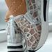 2026 New Sequined Large Size Platform Sneakers Women's Fashion Mesh Breathable Foot Wedges_vogvips.com