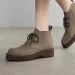 Flats Women Ankle Short Lace Up Fashion Shoes Winter Boots Casual Sport Snow Botas Mujer Zapatos 251105_vogvips.com