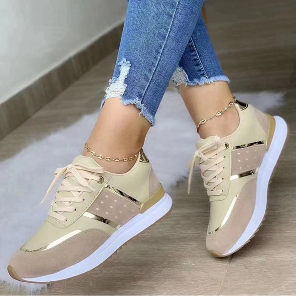 SHLIANG Sneakers Women Platform Leather Patchwork Woman Casual Shoes Sport Ladies Outdoor Running Vulcanized Shoes S0029_vogvips.com