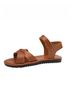 2026 Summer New Velcro Large Size Women's Shoes Fashion Wear Roman Flat Sandals_vogvips.com