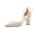 7500-1 Pointed Toe Fabric Shallow Mouth Wedding Bridesmaid Banquet High Heels French Style Elegant Socialite High-end_vogvips.com