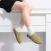 Evshine Women's Fashion Clogs With Adjustable Buckle Soft Insole Men Flat Mules Suede Beach Shoes Comfy House Slippers_vogvips.com