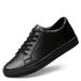 Height-increasing Little White Shoes Men's Leather Hollowed-out Cowhide Board Shoes Men's Shoes Sports And Leisure-size_vogvips.com
