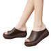 Women's Wedge 2022 Summer New Fashion Peep-Toe Open-Toe Thick-Soled Retro Roman Sandals_vogvips.com