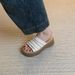 In-stock Wrinkled Bangkok Thick-soled Slide Sandals For Women, New Summer Casual Outdoor Flat Sandals With A Relaxed Feel_vogvips.com