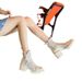 2024 Mesh Ankle For Women Spring Summer Breathable Chimney Sandals Trendy Thick Sole Thin Hollow Martin Boots_vogvips.com