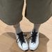 Round Cowhide Version~ Toe Lace-up German Training Genuine Leather Sports Casual Versatile Forrest Gump Flat Runnin Version~_vogvips.com