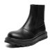 Hot Selling Chelsea Boots Men's Breathable Soft Bottom Cigarette Boots High Top Black Middle Help Tooling Martin Boots Men_vogvips.com