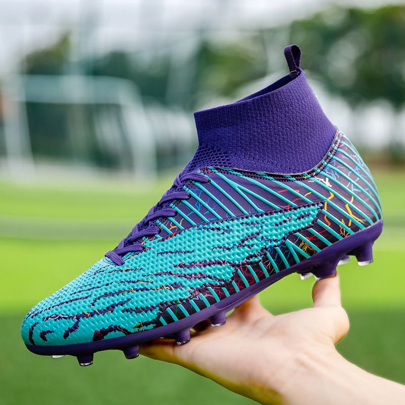 Football With High Top And Breathability, Professional Training For Students, Long Shoes, Large-sized Broken Spiked_vogvips.com